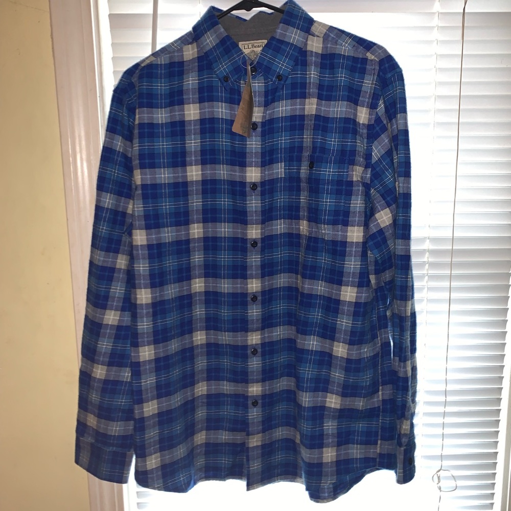 Men’s LL BEAN button up flannel